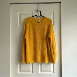 Zara yellow sweater.